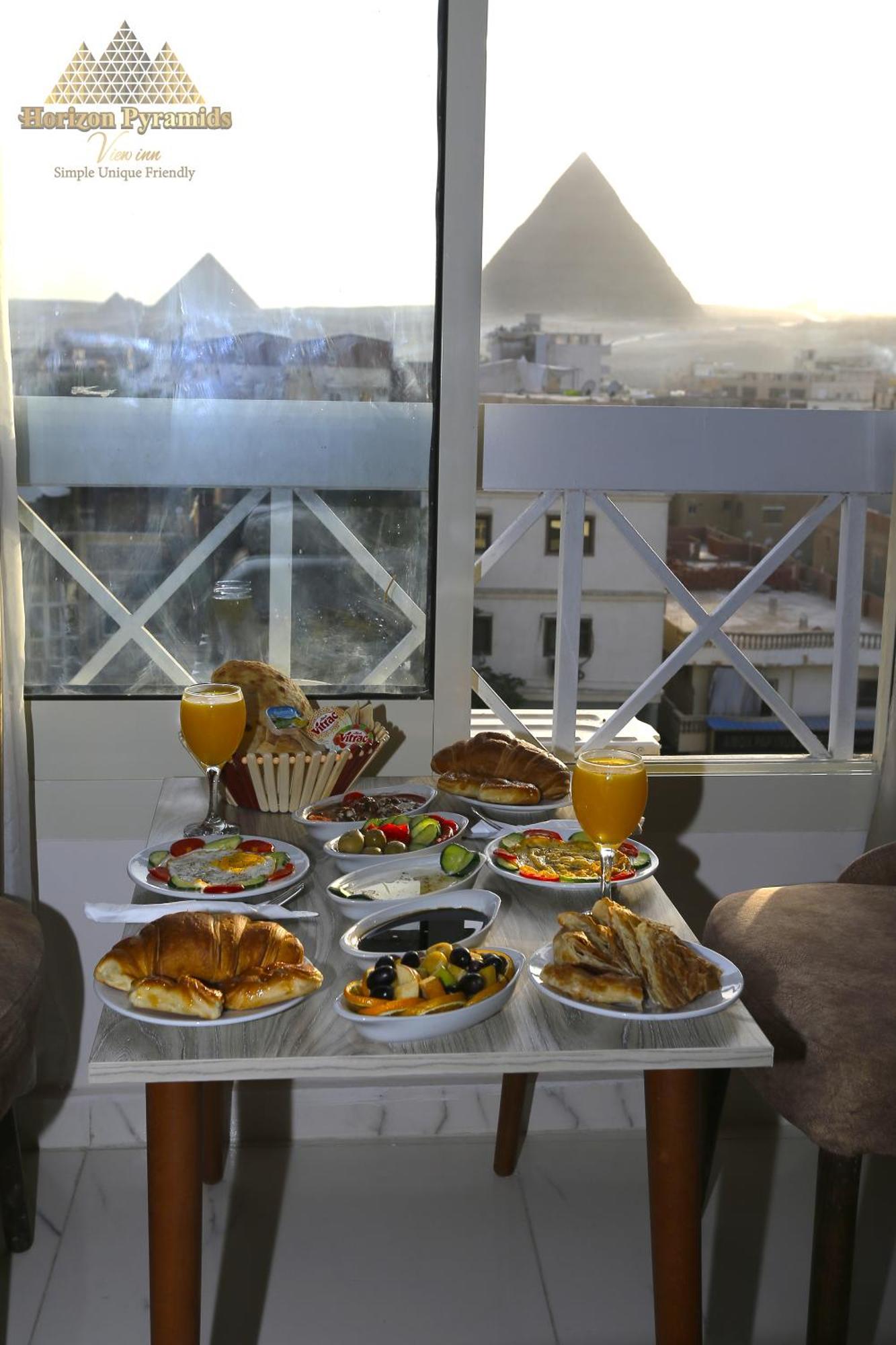 Horizon Pyramids View Inn Kafret el-Gabal Exteriér fotografie