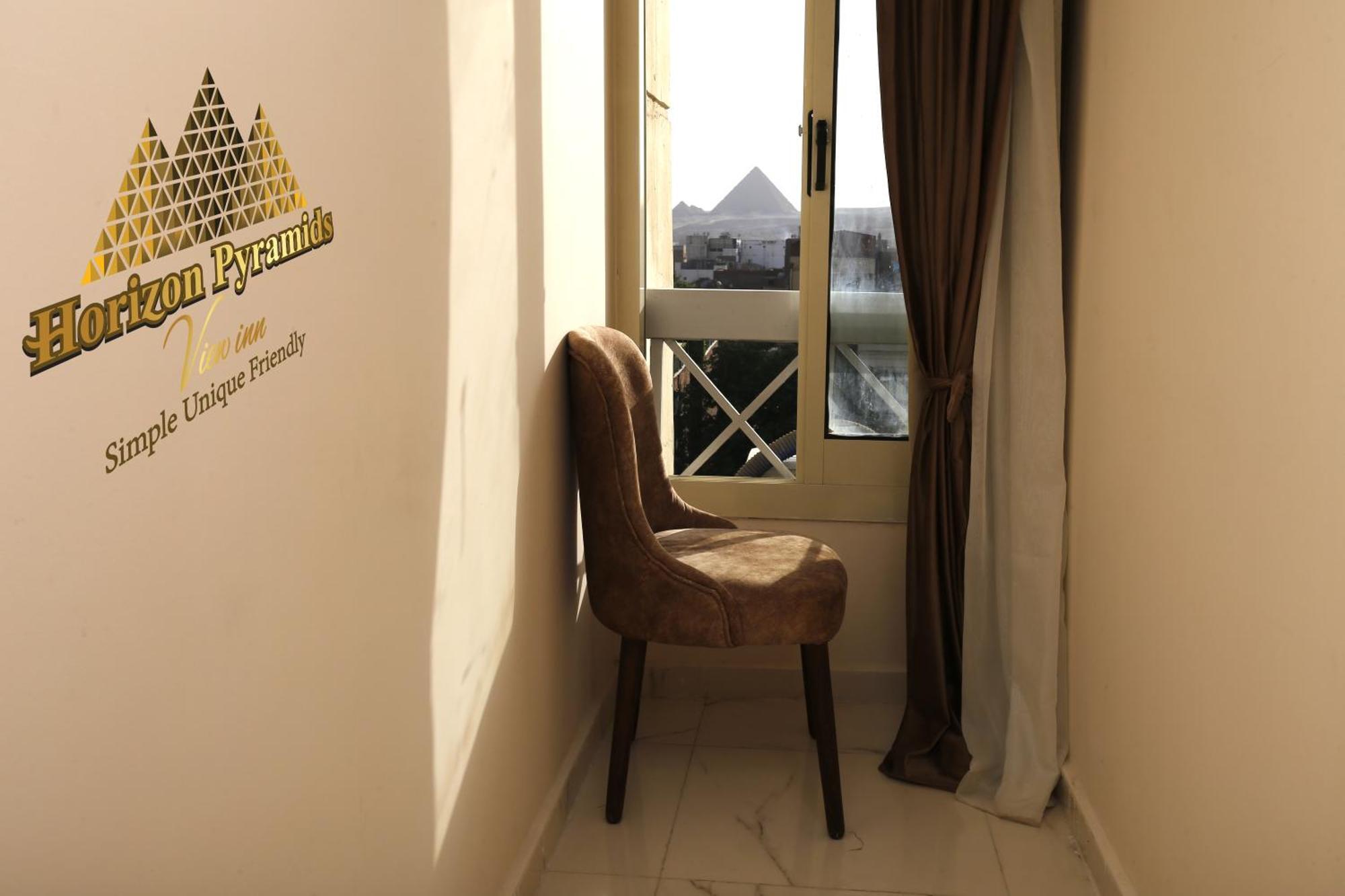 Horizon Pyramids View Inn Kafret el-Gabal Exteriér fotografie