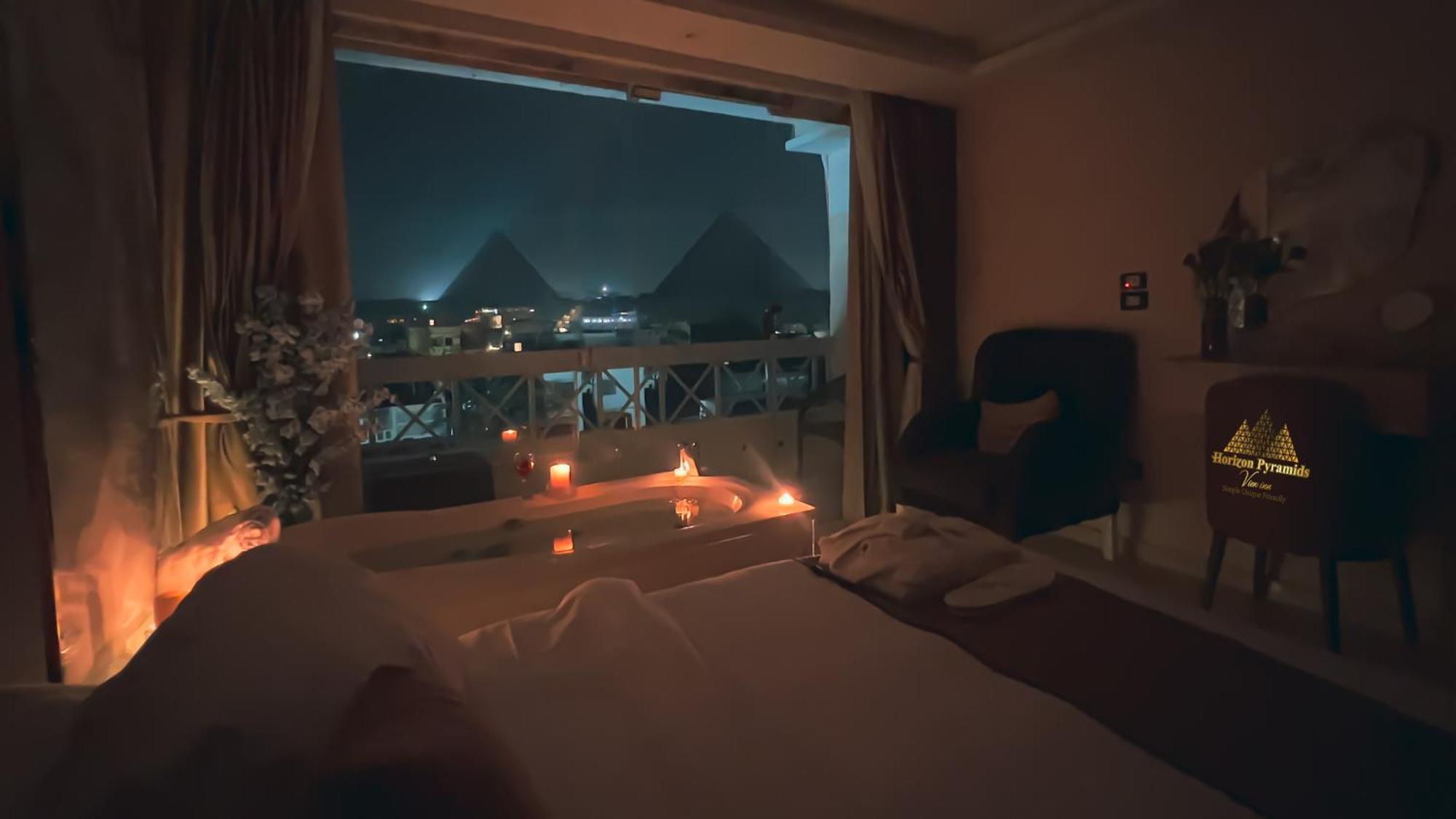 Horizon Pyramids View Inn Kafret el-Gabal Exteriér fotografie