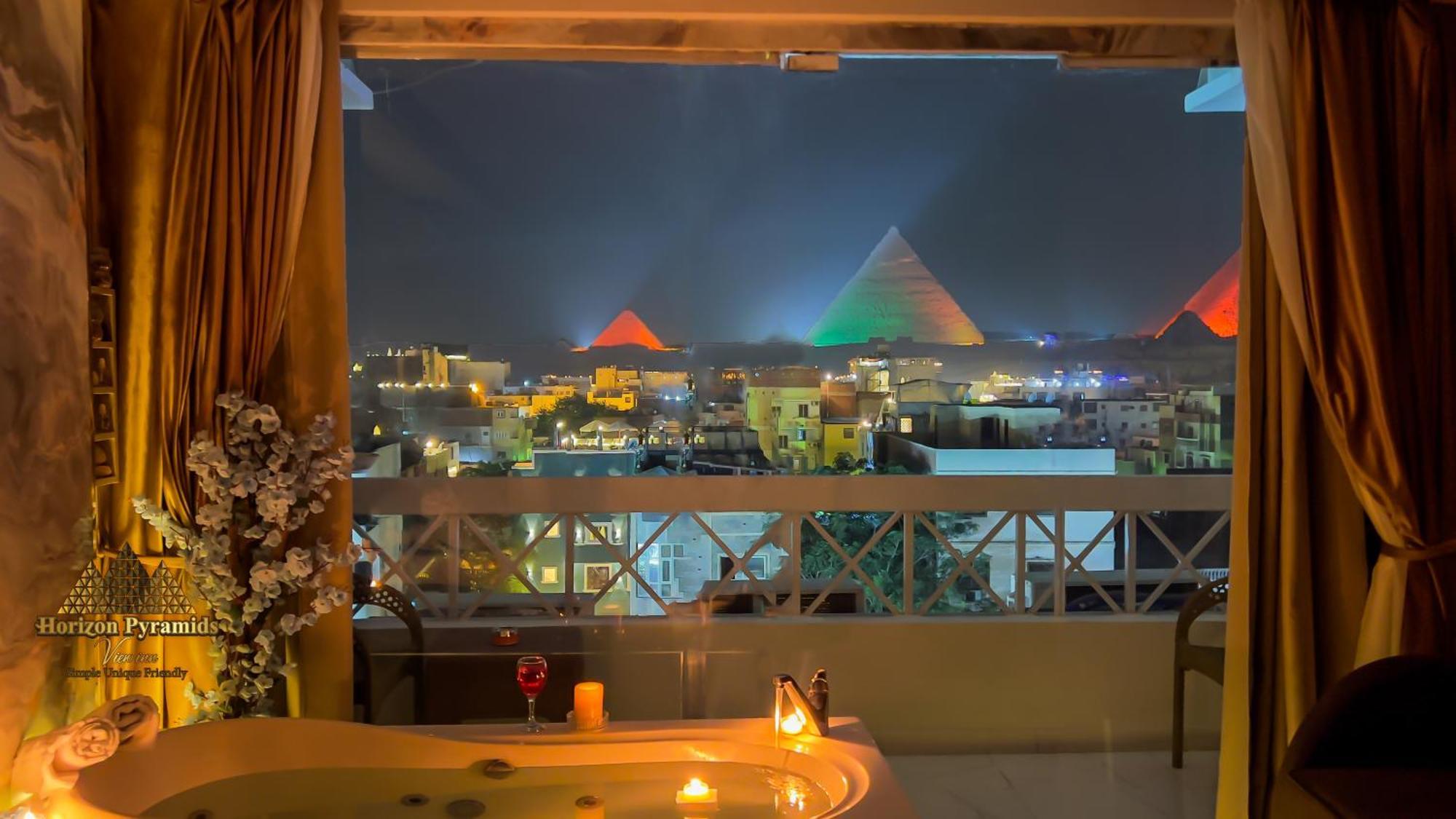 Horizon Pyramids View Inn Kafret el-Gabal Exteriér fotografie